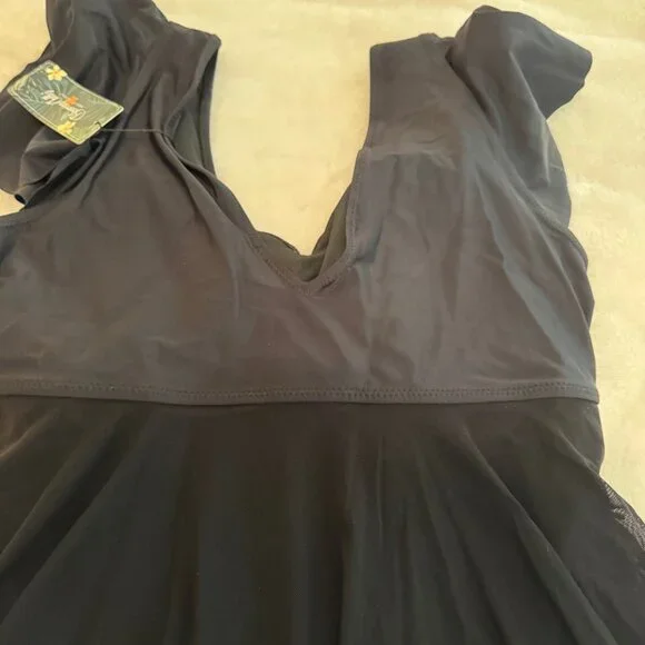Blooming Jelly Black Swim Dress NWT Size XXL - Picture 9 of 13